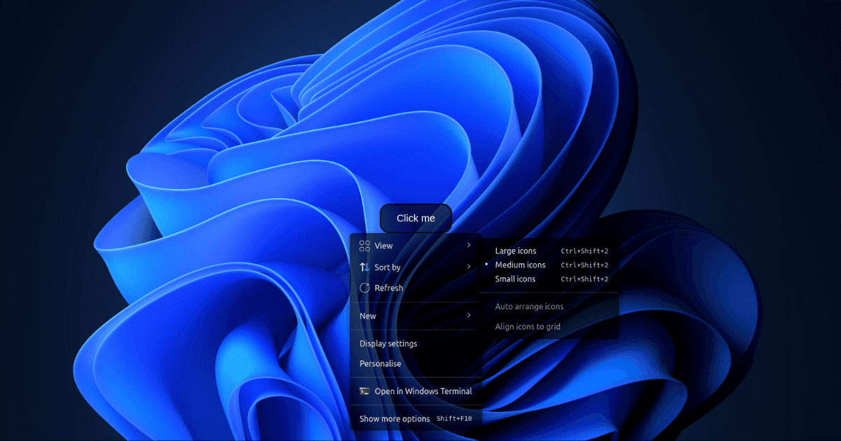 Let's build Windows 11 dropdown menu using Radix Primitives
